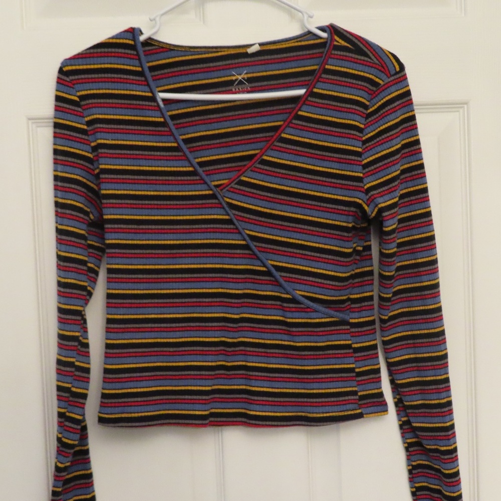 Striped crop top